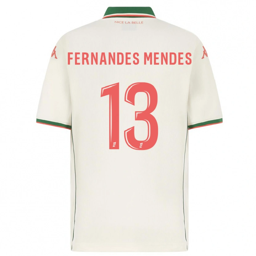 Danxen Damen Mathis Fernandes Mendes #13 Weiß Grün Auswärtstrikot Trikot 2025/26 T-Shirt Schweiz