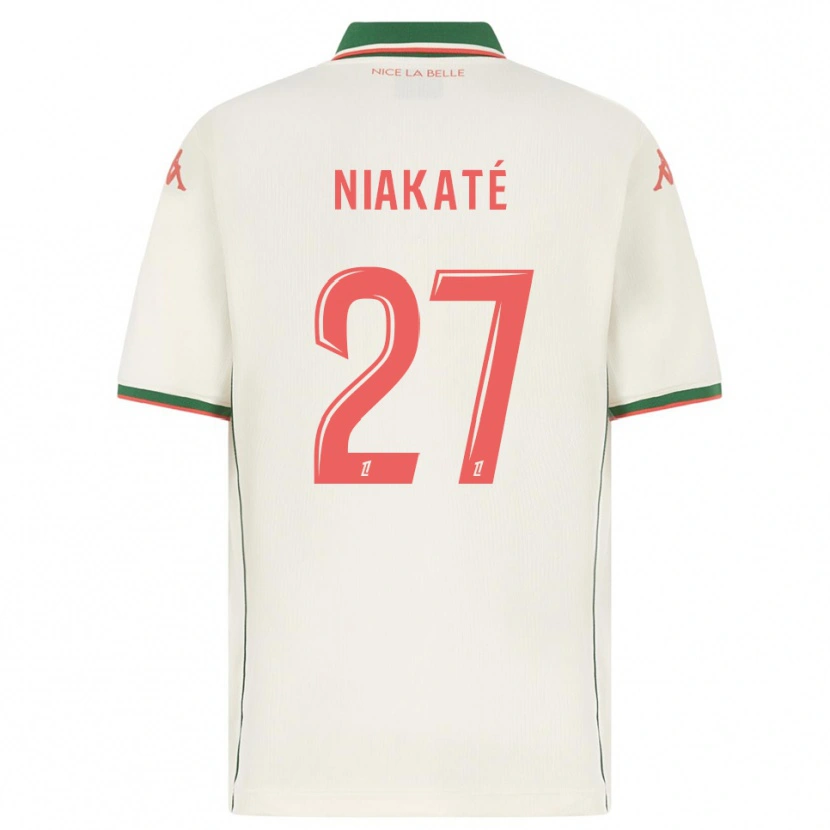 Danxen Damen Yakaré Niakaté #27 Weiß Grün Auswärtstrikot Trikot 2025/26 T-Shirt Schweiz