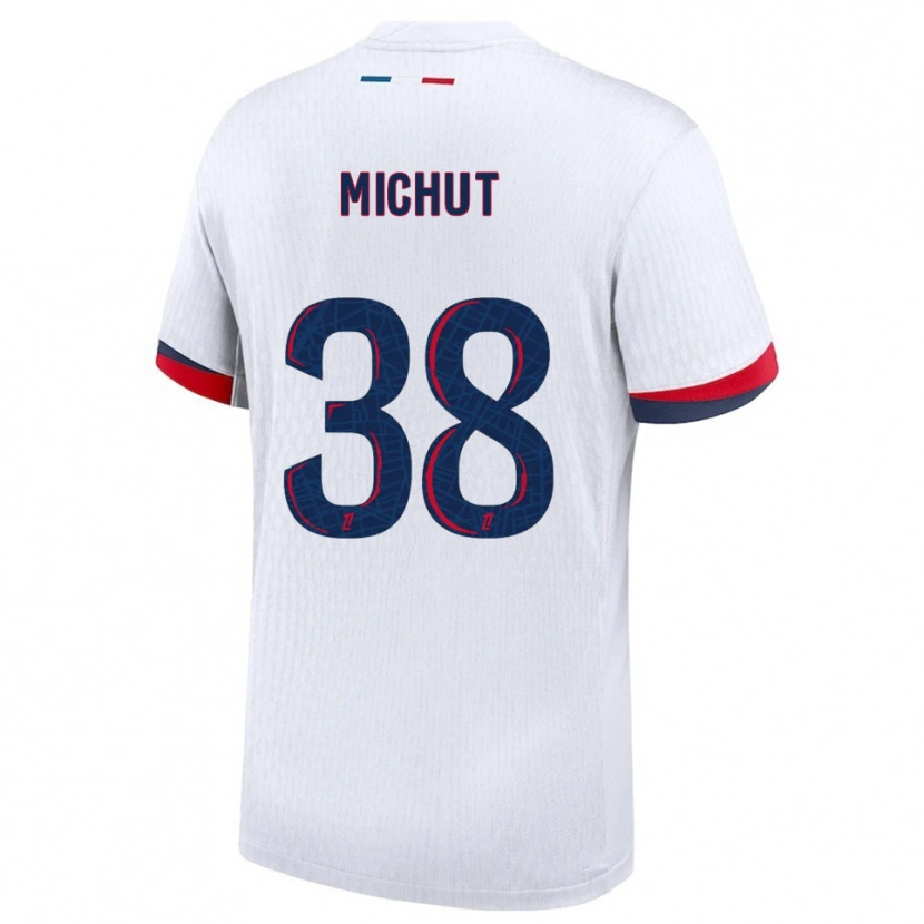 Danxen Damen Edouard Michut #38 Weiß Rot Auswärtstrikot Trikot 2025/26 T-Shirt Schweiz