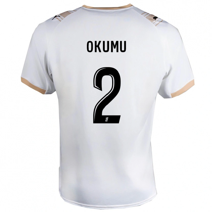 Danxen Damen Joseph Okumu #2 Weiß Schwarz Auswärtstrikot Trikot 2025/26 T-Shirt Schweiz