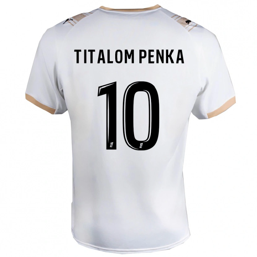 Danxen Damen Mathéo Titalom Penka #10 Weiß Schwarz Auswärtstrikot Trikot 2025/26 T-Shirt Schweiz