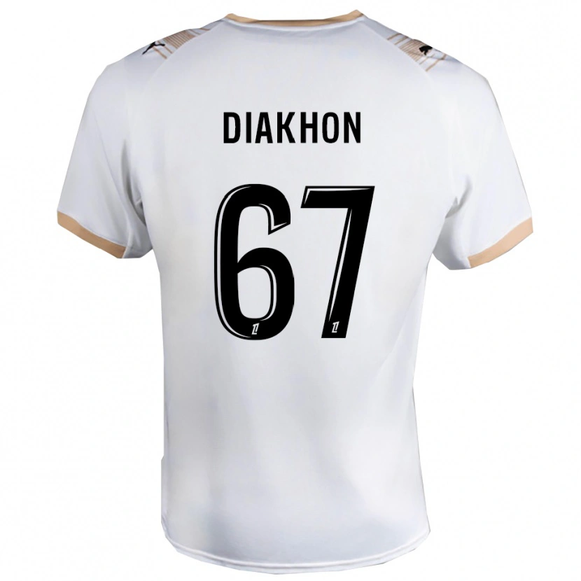 Danxen Damen Mamadou Diakhon #67 Weiß Schwarz Auswärtstrikot Trikot 2025/26 T-Shirt Schweiz