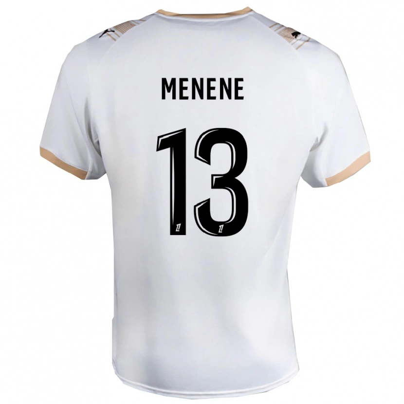 Danxen Damen Meyong Menene #13 Weiß Schwarz Auswärtstrikot Trikot 2025/26 T-Shirt Schweiz