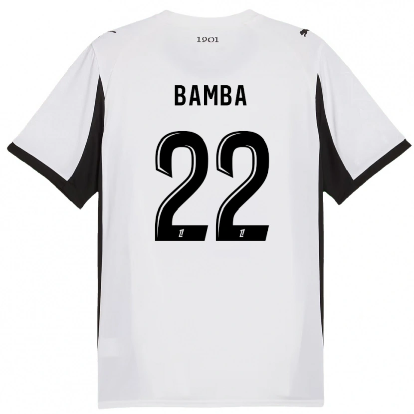 Danxen Damen Rayan Bamba #22 Weiß Schwarz Auswärtstrikot Trikot 2025/26 T-Shirt Schweiz