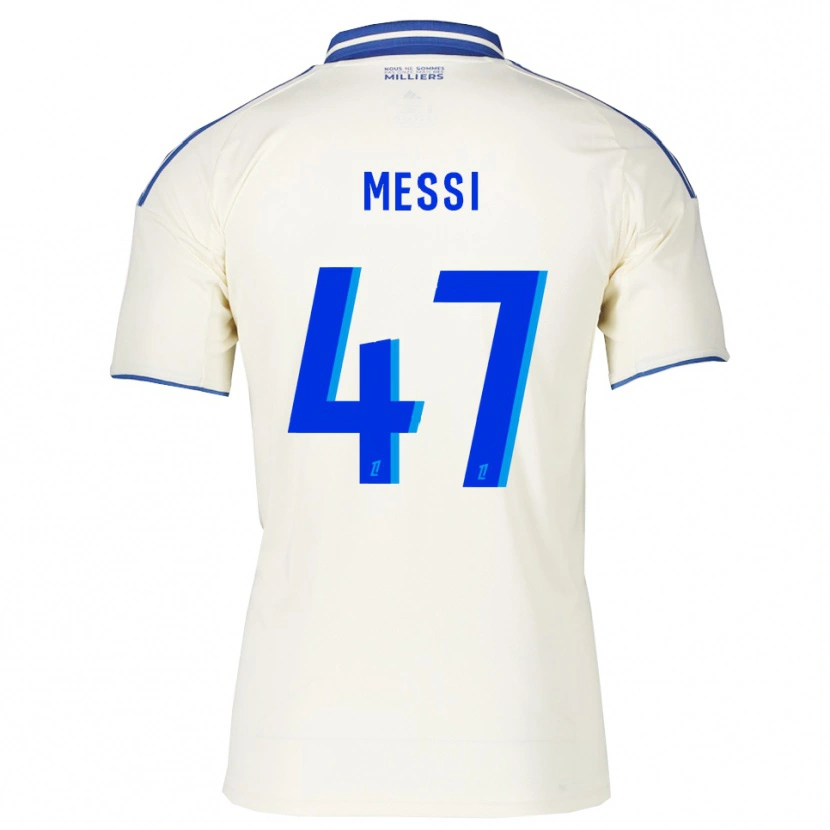 Danxen Damen Rayane Messi #47 Champagner Blau Auswärtstrikot Trikot 2025/26 T-Shirt Schweiz