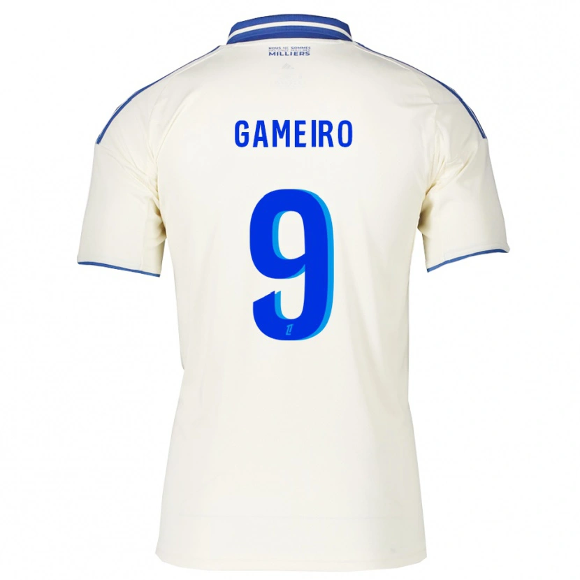 Danxen Damen Kévin Gameiro #9 Champagner Blau Auswärtstrikot Trikot 2025/26 T-Shirt Schweiz