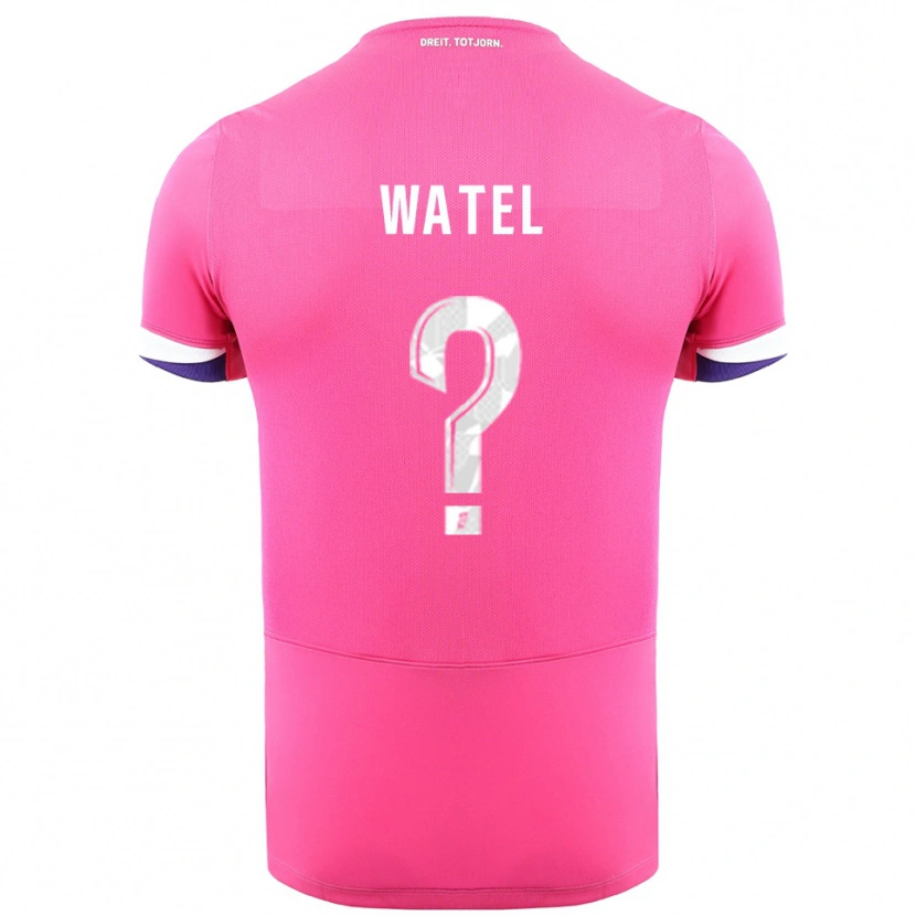 Danxen Damen Kylian Watel #0 Rosa Weiß Auswärtstrikot Trikot 2025/26 T-Shirt Schweiz