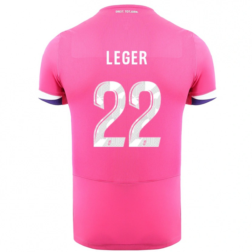 Danxen Damen Christelle Léger #22 Rosa Weiß Auswärtstrikot Trikot 2025/26 T-Shirt Schweiz