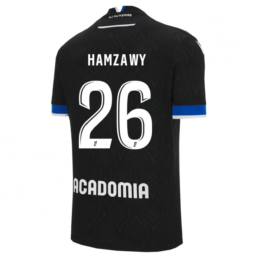 Danxen Damen Radwan Hamzawy #26 Schwarz Weiß Auswärtstrikot Trikot 2025/26 T-Shirt Schweiz
