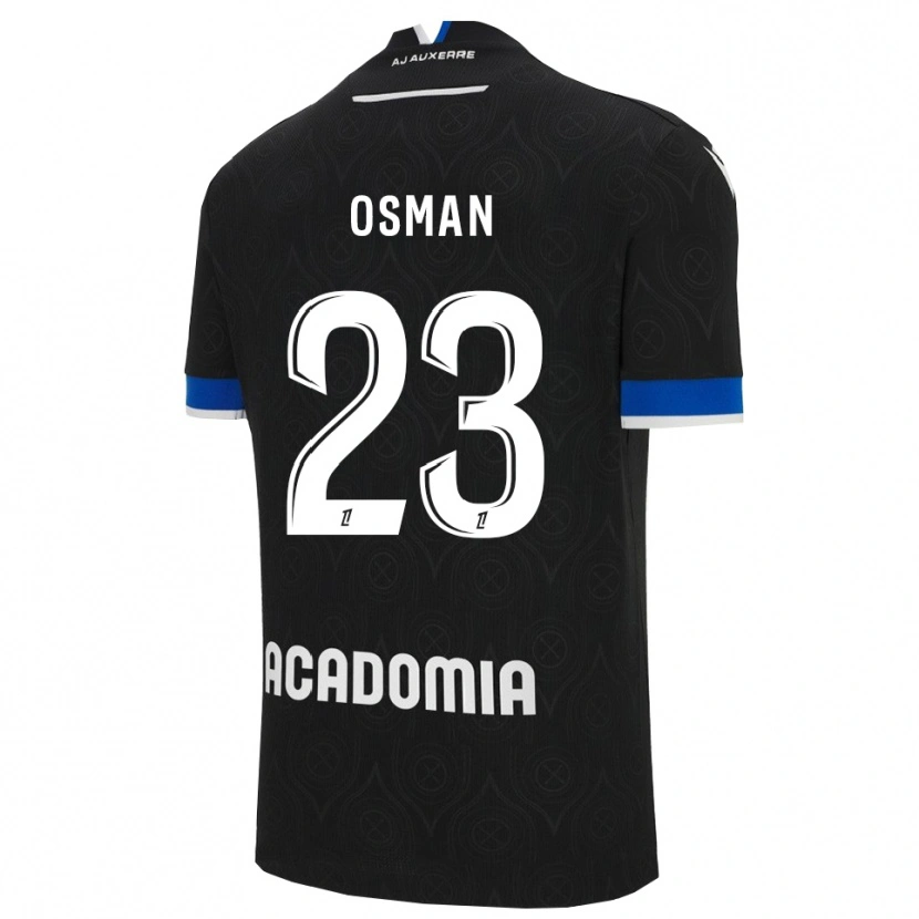 Danxen Damen Ibrahim Osman #23 Schwarz Weiß Auswärtstrikot Trikot 2025/26 T-Shirt Schweiz