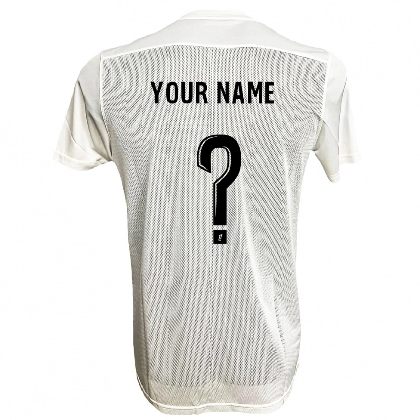 Danxen Damen Ihren Namen #0 Schwarz Weiß Auswärtstrikot Trikot 2025/26 T-Shirt Schweiz