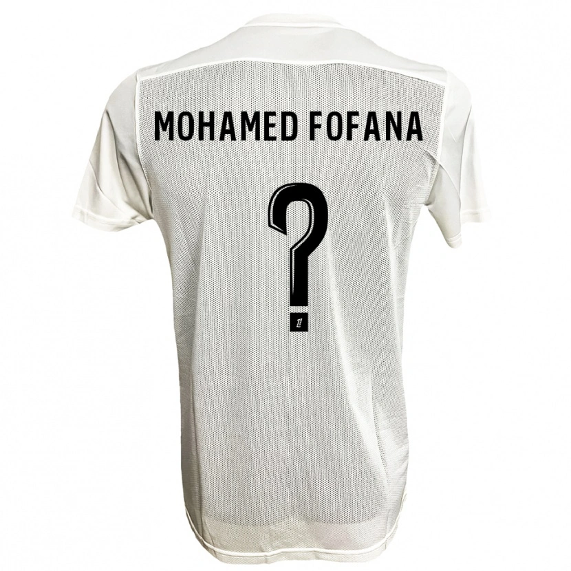 Danxen Damen Yanis Mohamed Fofana #0 Schwarz Weiß Auswärtstrikot Trikot 2025/26 T-Shirt Schweiz