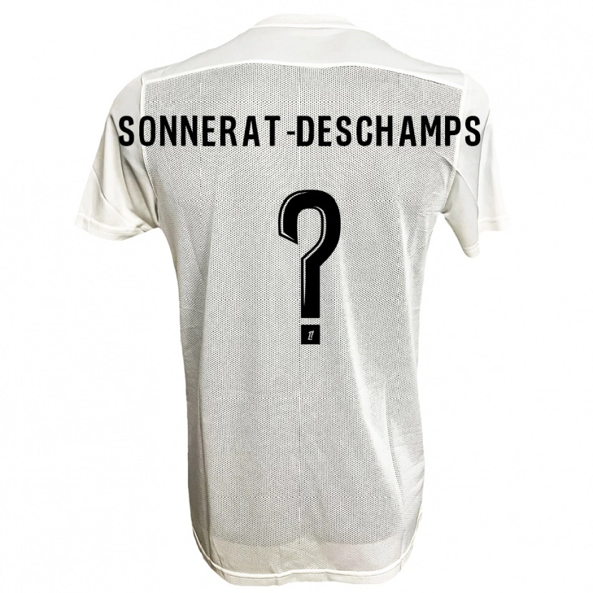Danxen Damen Nattio Sonnerat-Deschamps #0 Schwarz Weiß Auswärtstrikot Trikot 2025/26 T-Shirt Schweiz