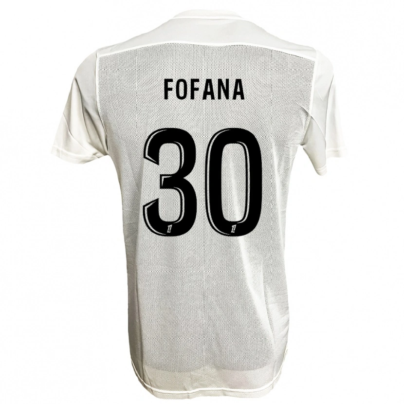 Danxen Damen Yahia Fofana #30 Schwarz Weiß Auswärtstrikot Trikot 2025/26 T-Shirt Schweiz