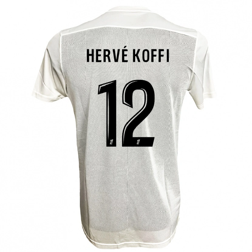 Danxen Damen Hervé Koffi #12 Schwarz Weiß Auswärtstrikot Trikot 2025/26 T-Shirt Schweiz