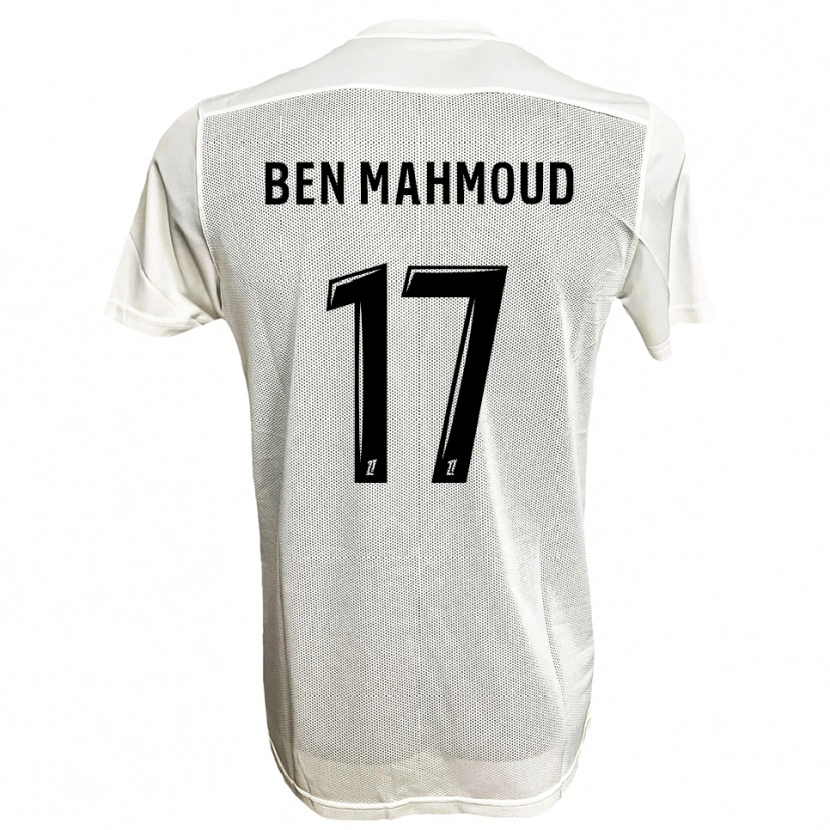 Danxen Damen Yessine Ben Mahmoud #17 Schwarz Weiß Auswärtstrikot Trikot 2025/26 T-Shirt Schweiz