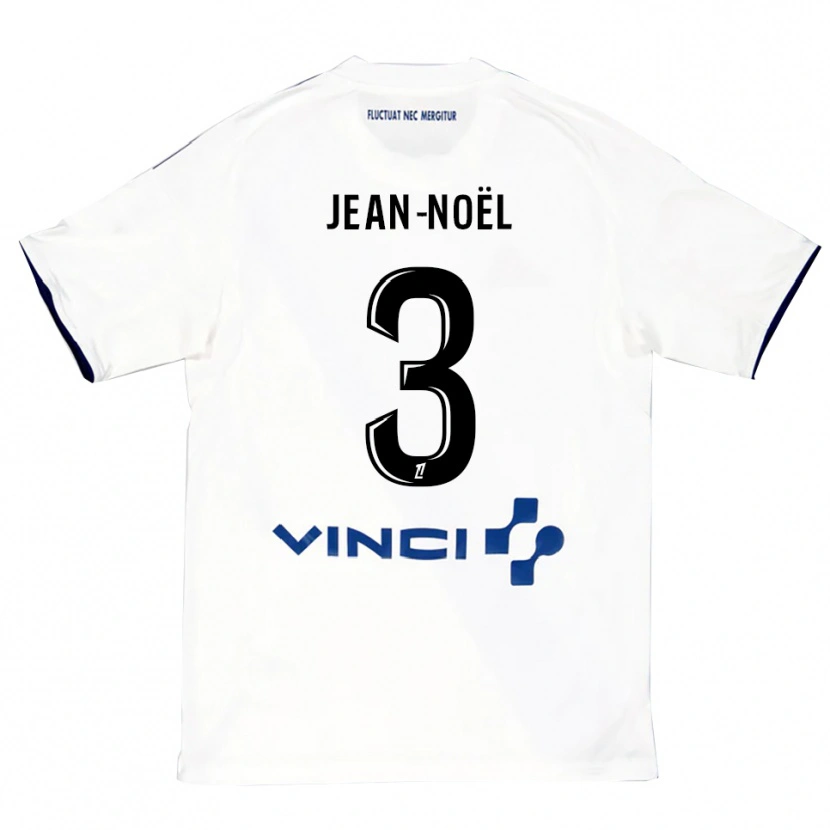 Danxen Damen Jahly Jean-Noël #3 Weiß Blau Auswärtstrikot Trikot 2025/26 T-Shirt Schweiz
