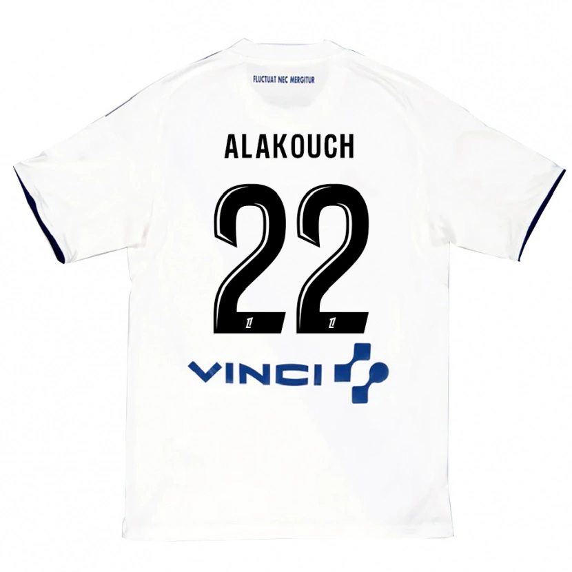 Danxen Damen Sofiane Alakouch #22 Weiß Blau Auswärtstrikot Trikot 2025/26 T-Shirt Schweiz