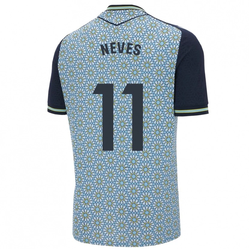 Danxen Damen Hugo Neves #11 Blau Marine Auswärtstrikot Trikot 2025/26 T-Shirt Schweiz