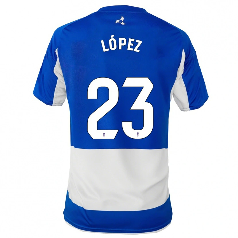 Danxen Damen Diego López #23 Blau Weiß Auswärtstrikot Trikot 2025/26 T-Shirt Schweiz