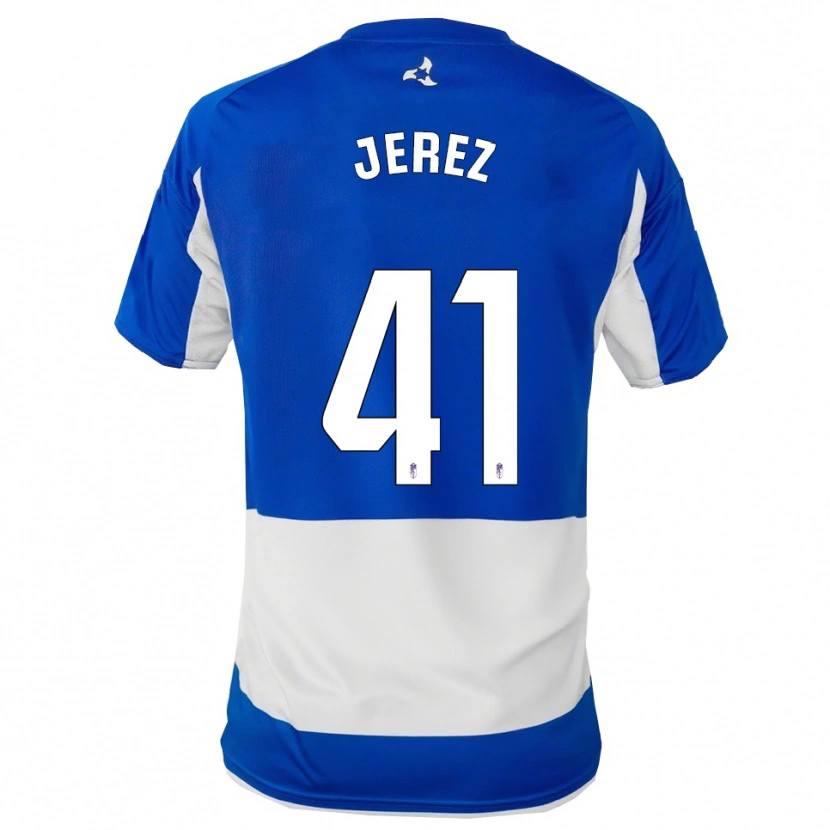 Danxen Damen Adrián Jerez #41 Blau Weiß Auswärtstrikot Trikot 2025/26 T-Shirt Schweiz