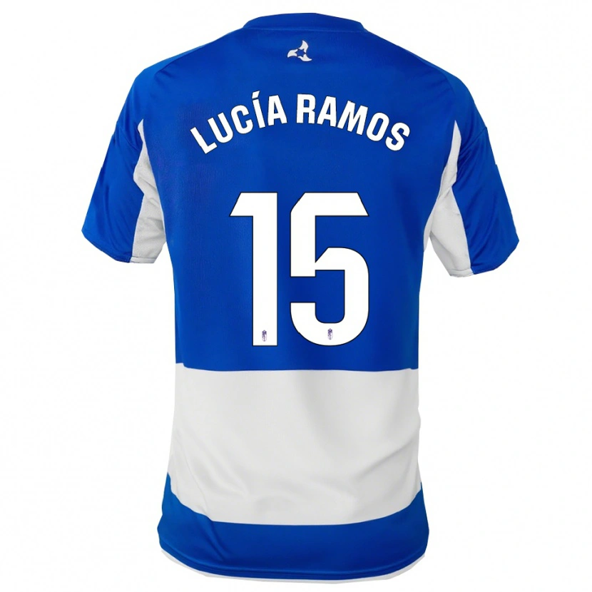 Danxen Damen Lucía Ramos Narvaez #15 Blau Weiß Auswärtstrikot Trikot 2025/26 T-Shirt Schweiz