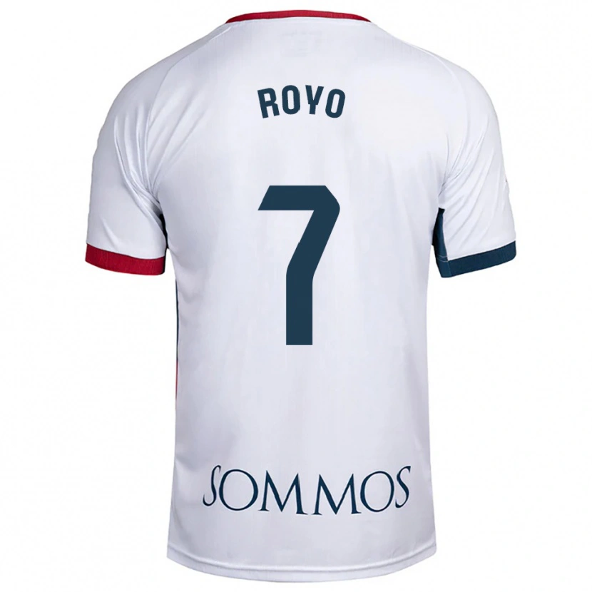 Danxen Damen Laura Royo #7 Weiß Rot Auswärtstrikot Trikot 2025/26 T-Shirt Schweiz