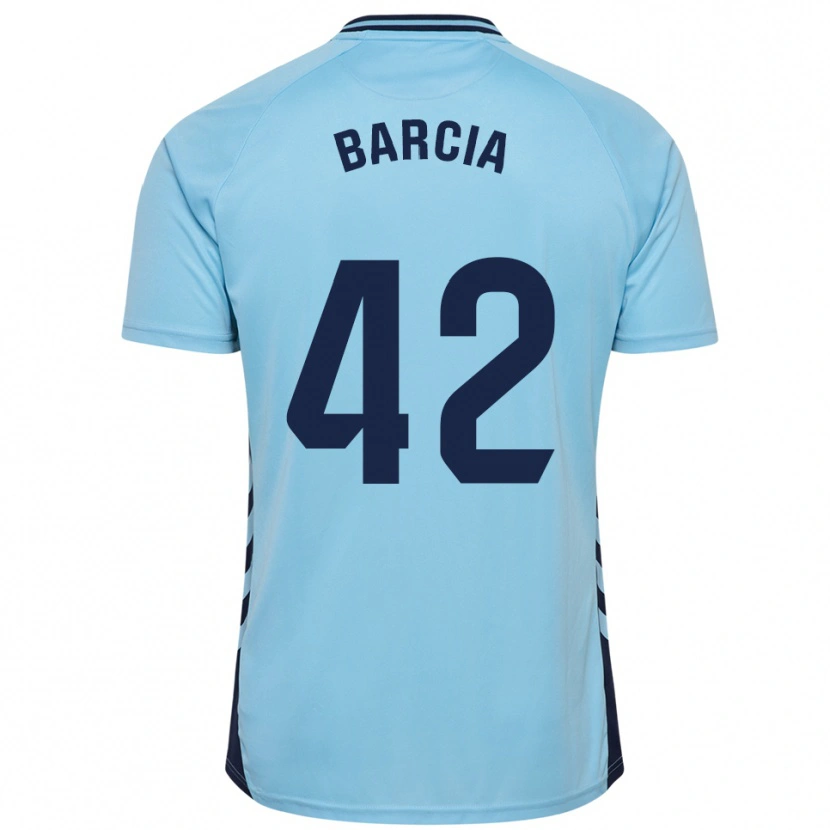 Danxen Damen Sergio Barcia #42 Himmelblau Auswärtstrikot Trikot 2025/26 T-Shirt Schweiz