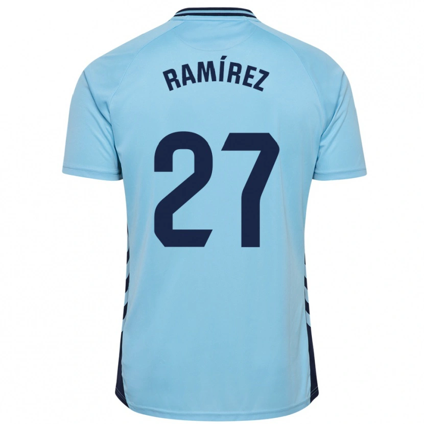 Danxen Damen Kirian Ramírez #27 Himmelblau Auswärtstrikot Trikot 2025/26 T-Shirt Schweiz