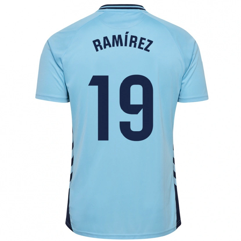 Danxen Damen Sandro Ramírez #19 Himmelblau Auswärtstrikot Trikot 2025/26 T-Shirt Schweiz