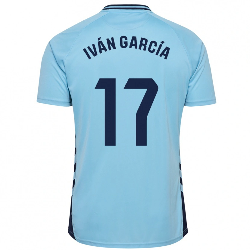 Danxen Damen Iván García #17 Himmelblau Auswärtstrikot Trikot 2025/26 T-Shirt Schweiz