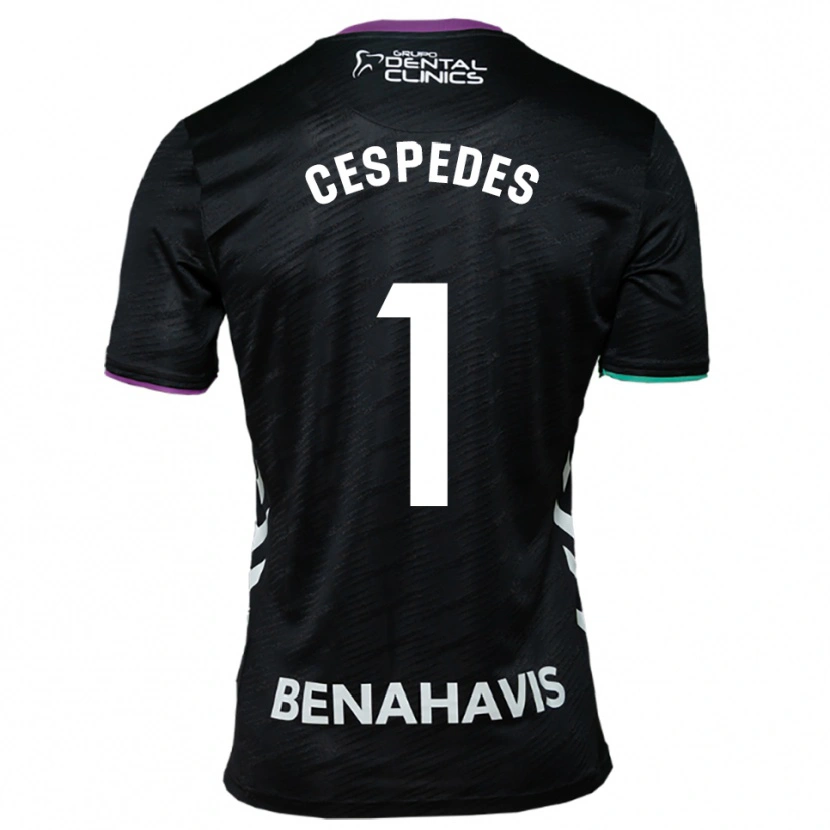 Danxen Damen Andrés Céspedes #1 Schwarz Lila Grün Auswärtstrikot Trikot 2025/26 T-Shirt Schweiz