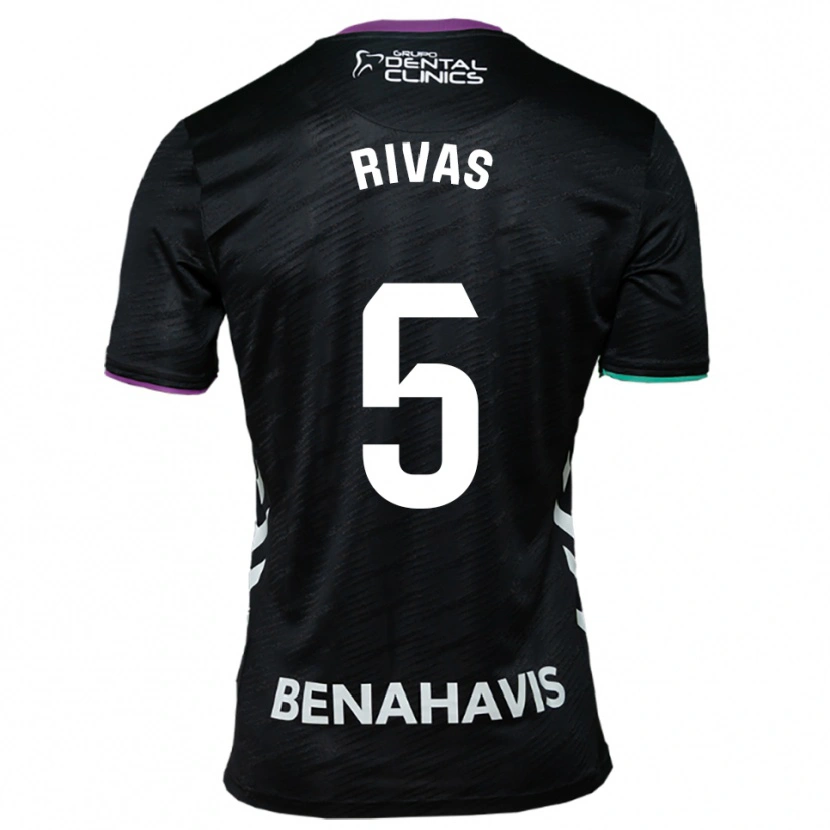 Danxen Damen Juande Rivas #5 Schwarz Lila Grün Auswärtstrikot Trikot 2025/26 T-Shirt Schweiz