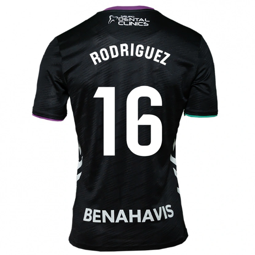 Danxen Damen Genaro Rodríguez #16 Schwarz Lila Grün Auswärtstrikot Trikot 2025/26 T-Shirt Schweiz