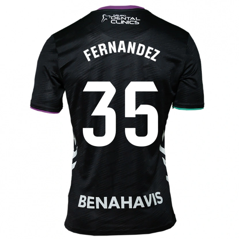 Danxen Damen Inés Fernández #35 Schwarz Lila Grün Auswärtstrikot Trikot 2025/26 T-Shirt Schweiz