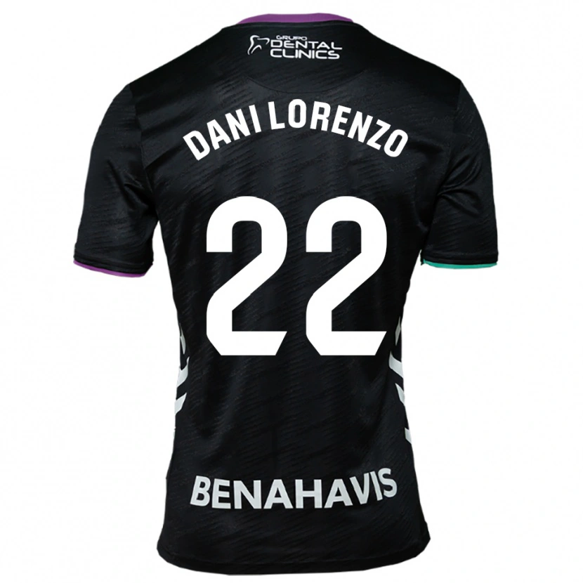 Danxen Damen Dani Lorenzo #22 Schwarz Lila Grün Auswärtstrikot Trikot 2025/26 T-Shirt Schweiz
