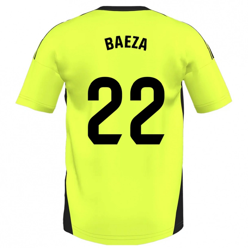 Danxen Damen Miguel Baeza #22 Fluoreszierendes Gelb Auswärtstrikot Trikot 2025/26 T-Shirt Schweiz