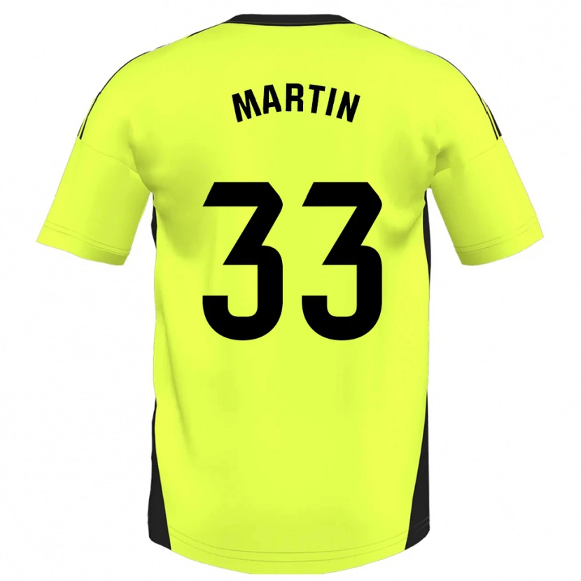 Danxen Damen Aarón Martin #33 Fluoreszierendes Gelb Auswärtstrikot Trikot 2025/26 T-Shirt Schweiz