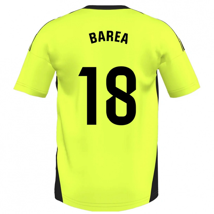 Danxen Damen Ismael Barea #18 Fluoreszierendes Gelb Auswärtstrikot Trikot 2025/26 T-Shirt Schweiz