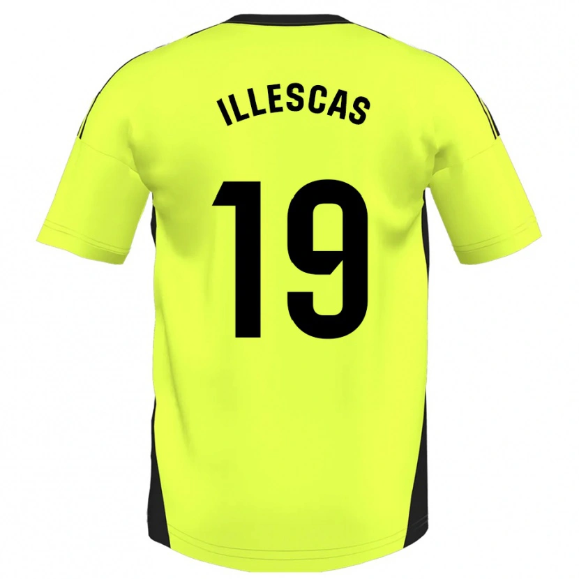 Danxen Damen Marino Illescas #19 Fluoreszierendes Gelb Auswärtstrikot Trikot 2025/26 T-Shirt Schweiz
