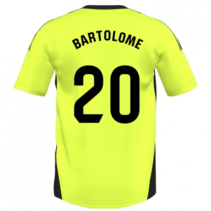Danxen Damen Diego Bartolomé #20 Fluoreszierendes Gelb Auswärtstrikot Trikot 2025/26 T-Shirt Schweiz
