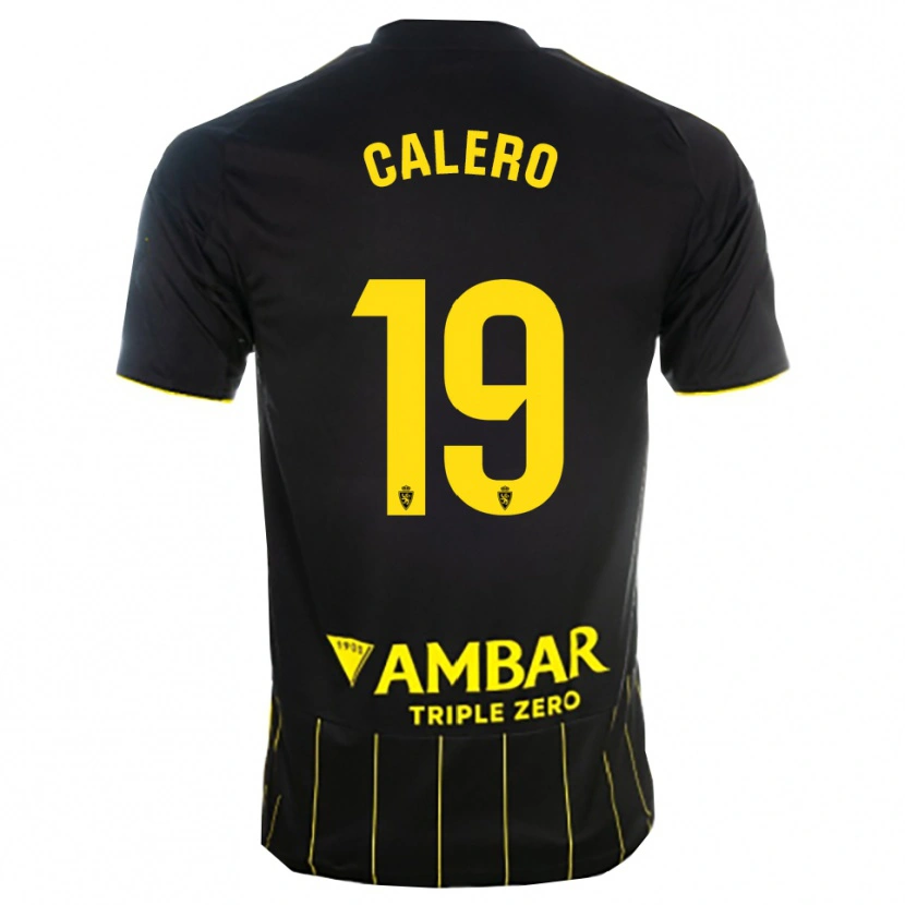Danxen Damen Iván Calero #19 Schwarz Gelb Auswärtstrikot Trikot 2025/26 T-Shirt Schweiz