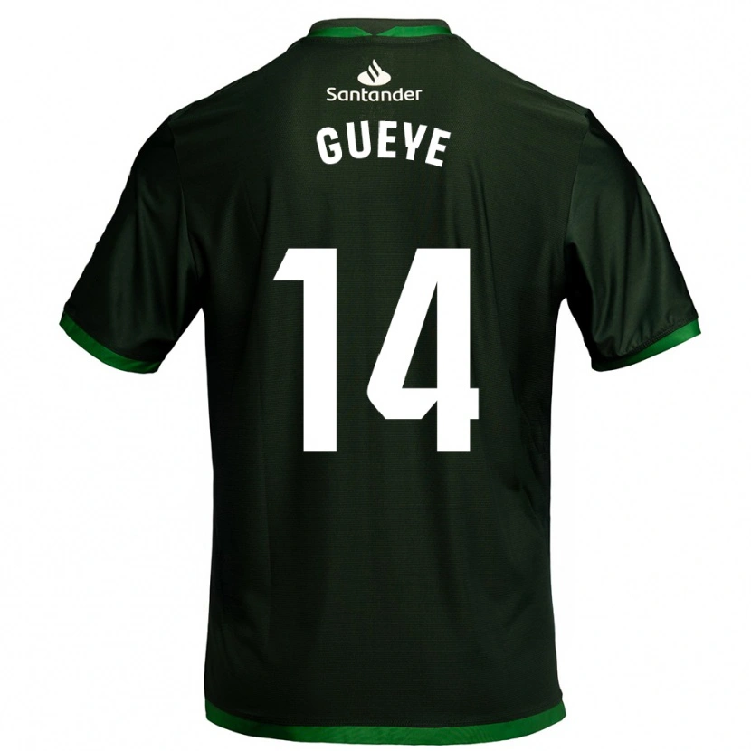 Danxen Damen Maguette Gueye #14 Dunkelgrün Auswärtstrikot Trikot 2025/26 T-Shirt Schweiz