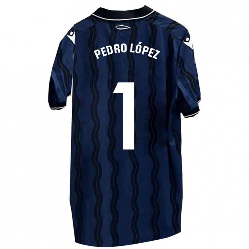 Danxen Damen Pedro López #1 Dunkelblau Schwarz Auswärtstrikot Trikot 2025/26 T-Shirt Schweiz