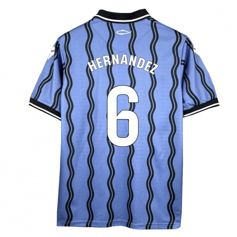 Danxen Damen Carlos Hernández #6 Dunkelblau Schwarz Auswärtstrikot Trikot 2025/26 T-Shirt Schweiz