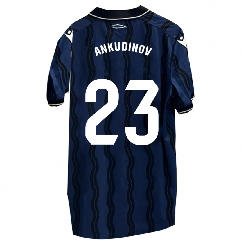 Danxen Damen Danil Ankudinov #23 Dunkelblau Schwarz Auswärtstrikot Trikot 2025/26 T-Shirt Schweiz