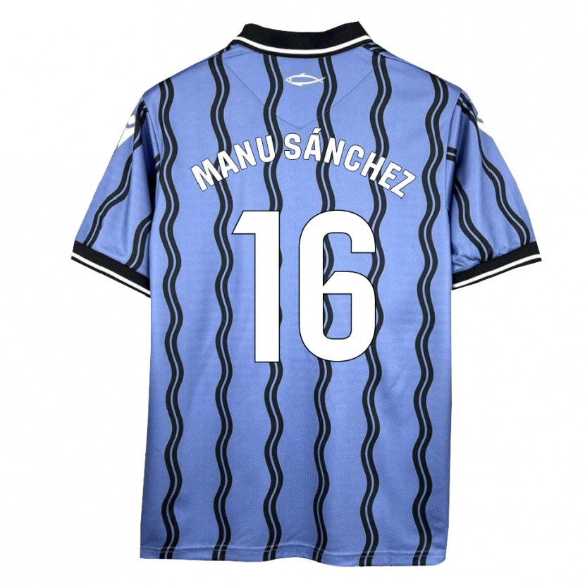 Danxen Damen Manu Sánchez #16 Dunkelblau Schwarz Auswärtstrikot Trikot 2025/26 T-Shirt Schweiz