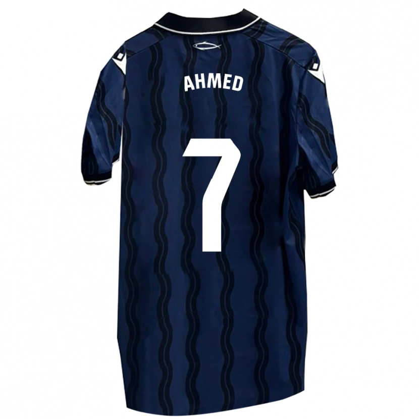 Danxen Damen Aisar Ahmed #7 Dunkelblau Schwarz Auswärtstrikot Trikot 2025/26 T-Shirt Schweiz