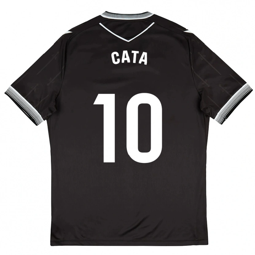 Danxen Damen Catalina Roselló #10 Schwarz Weiß Auswärtstrikot Trikot 2025/26 T-Shirt Schweiz