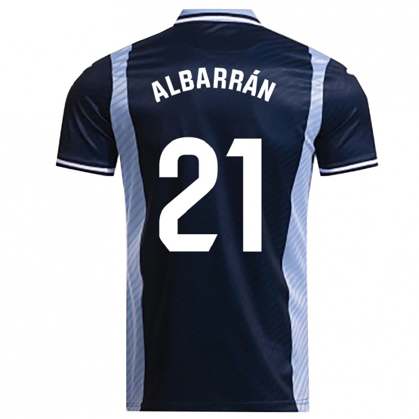 Danxen Damen Carlos Albarrán #21 Marine Himmelblau Auswärtstrikot Trikot 2025/26 T-Shirt Schweiz